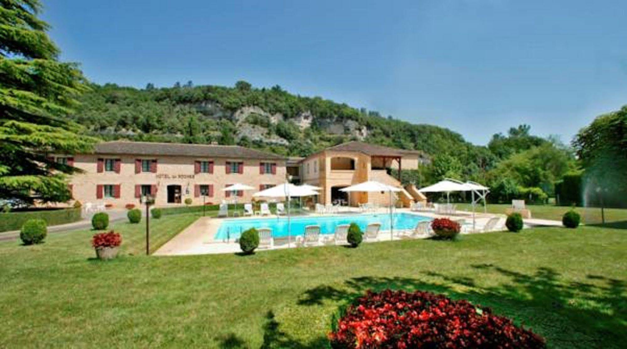 Hotel Des Roches - Climatisation Les Eyzies Buitenkant foto